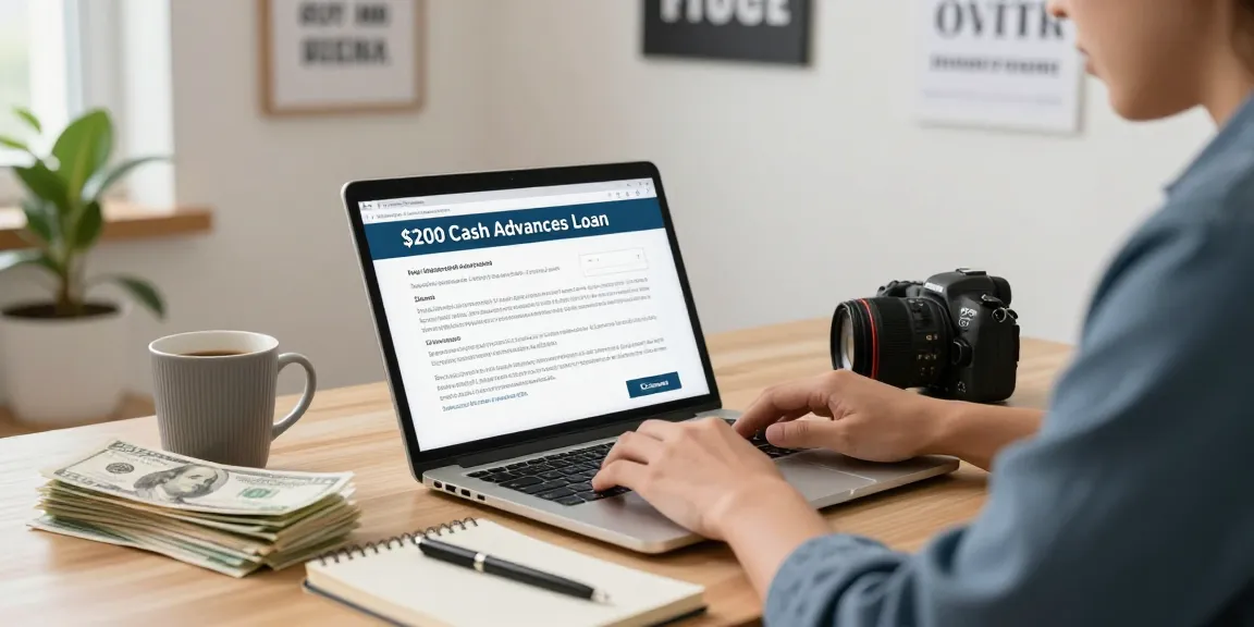 Applying for a $200 cash advance loan online, see details of quick financial solutions.