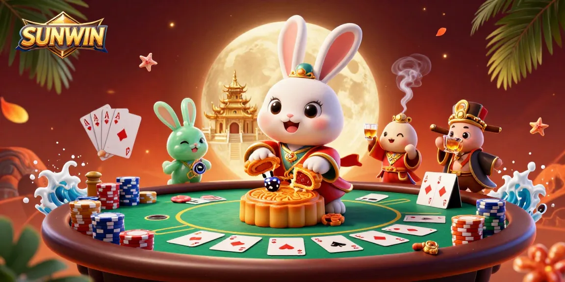 SUNWIN offers an exciting lunar poker experience with stunning visuals and vibrant characters.